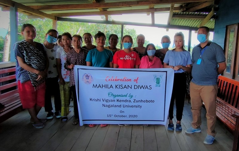 Participants during the Mahila Kisan Diwas at Zaphumi village under Akuluto block of Zunheboto district on October 15. (Photo Courtesy: KVK NU)